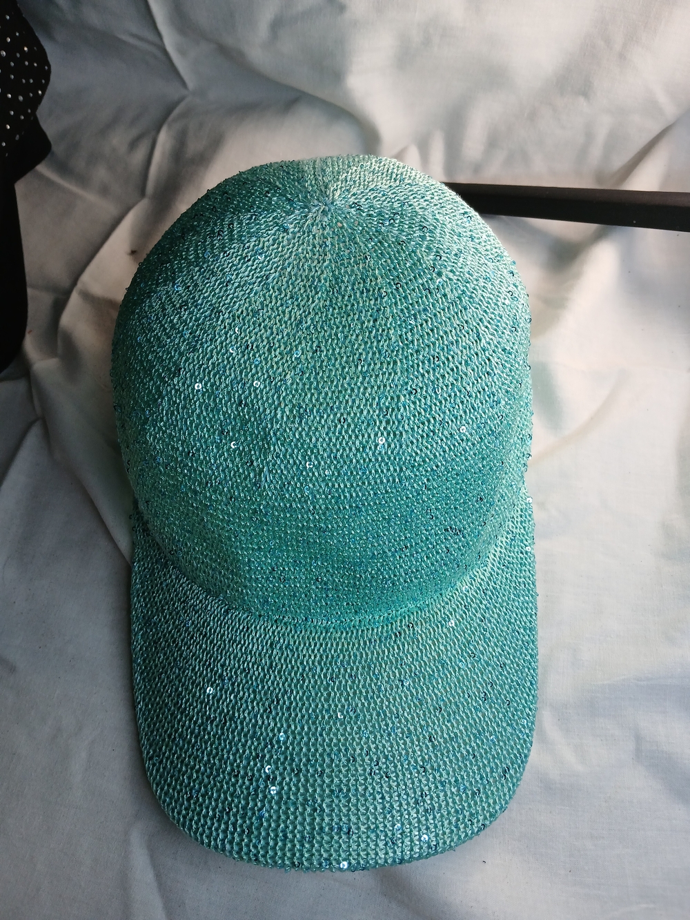 Sparkling Teal Women's Baseball Cap Fully Adjustable New Never Worn